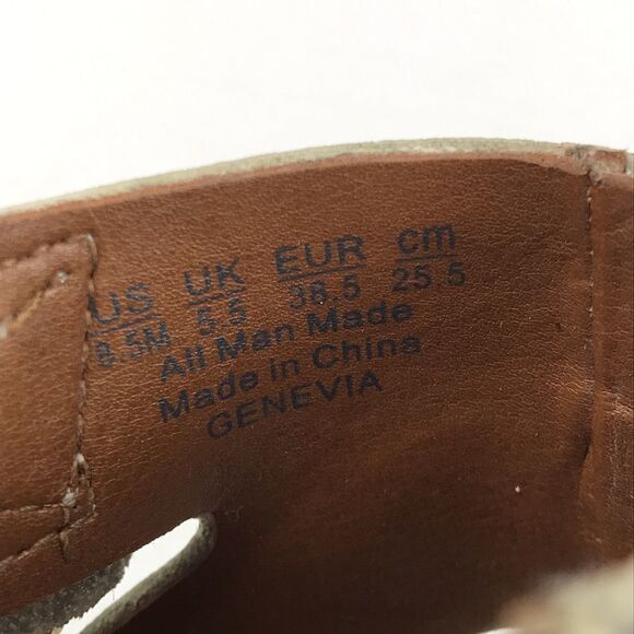 Franco Sarto Women’s Genevia Snakeskin Sandals Size 8.5 - Picture 2 of 9